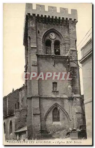 Cartes postales Villeneuve les Avignon Eglise