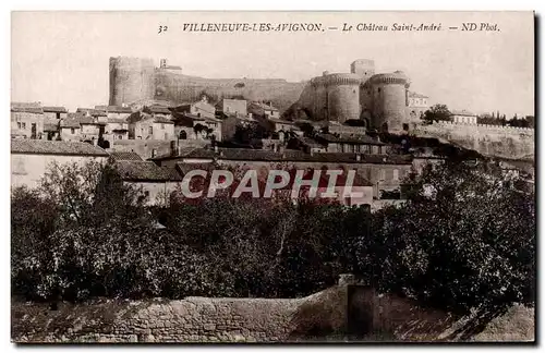 Cartes postales Villeneuve les Avignon Le chateau Saint Andre