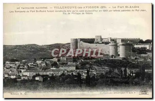 Cartes postales Villeneuve les Avignon Le fort Saint Andre