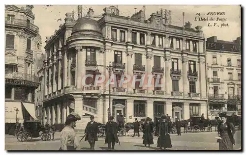 Angers Cartes postales hotel des Postes et Telegraphes