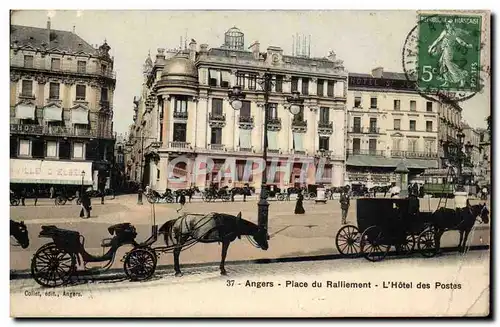 Angers Cartes postales hotel des Postes et Telegraphes Place du ralliement