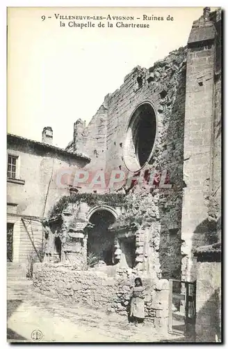 Villeneuve les Avignon Ansichtskarte AK Ruines de la chapelle de la Chartreuse