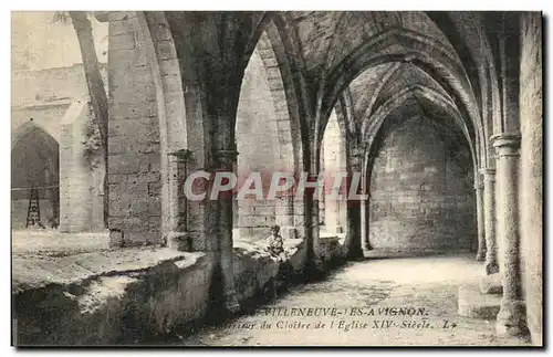 Villeneuve les Avignon Ansichtskarte AK Interieur du cloitre de l&#39eglise