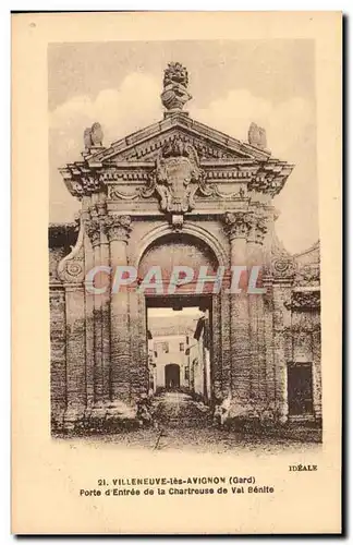 Villeneuve les Avignon Cartes postales Porte d'entree de la Chartreuse du Val Senite