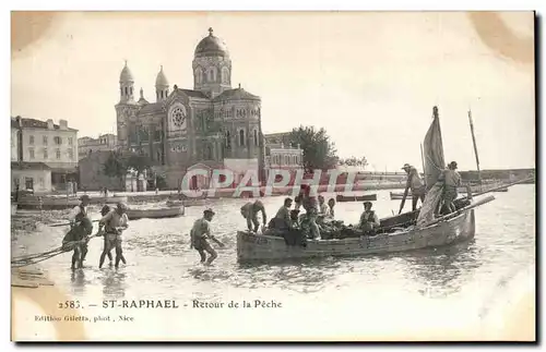 Cartes postales Saint Raphael Retour de la peche