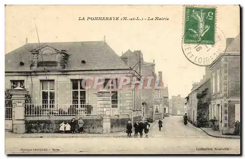 Cartes postales La pommeraye La mairie