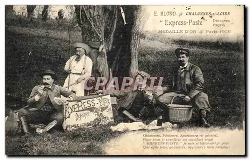 Cartes postales Chalonnes sur Loire Express Paste Dejeuner exquis Pecheur TOP