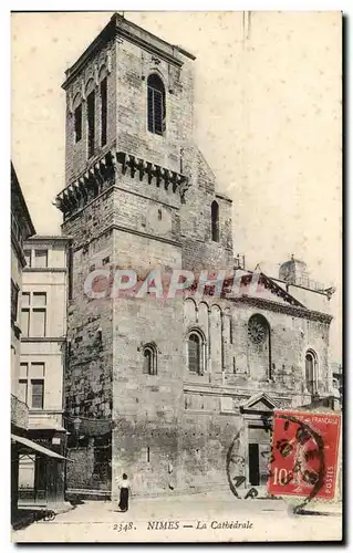 Nimes Cartes postales La cathedrale