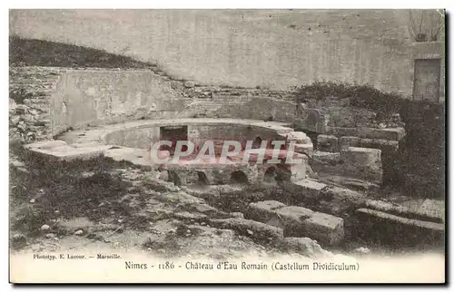 Nimes Ansichtskarte AK Chateau d&#39eau romain ( CAstellum Dividiculum )