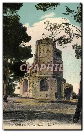 Nimes Cartes postales La tour Magne