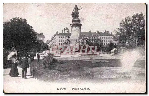 Lyon Cartes postales Place CArnot