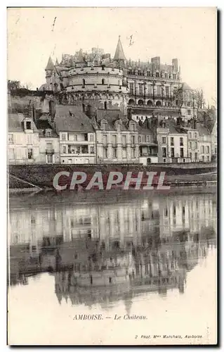 Cartes postales Amboise Le chateau