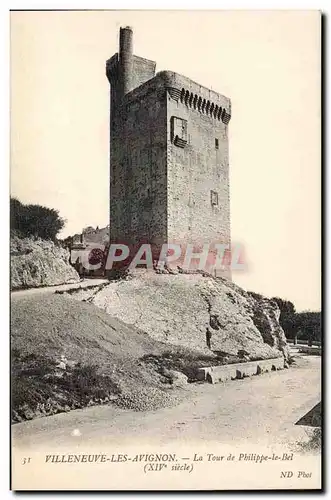 Cartes postales Villeneuve les Avignon La tour de Philippe le Bel