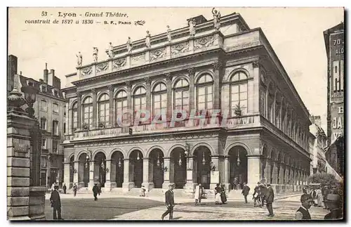 Ansichtskarte AK Lyon Le grand theatre construit en 1827 a 1830