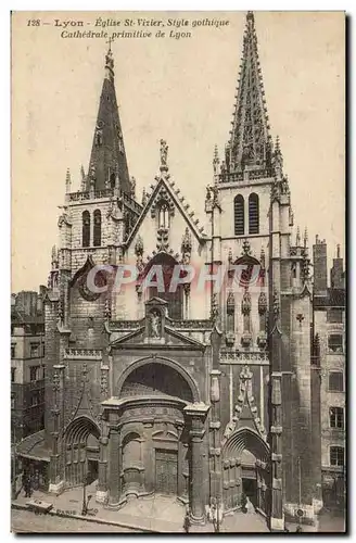 Ansichtskarte AK Lyon Eglise St Vizier Style gothique Cathedrale primitive de Lyon