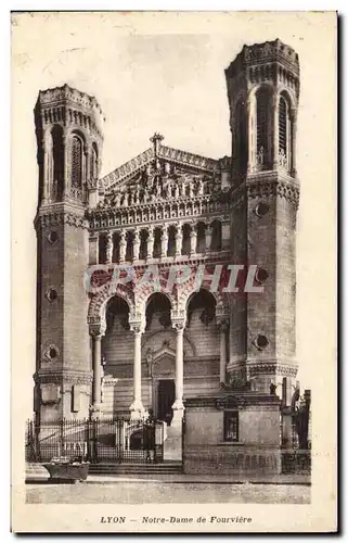 Cartes postales Lyon Notre Dame de Fourviere