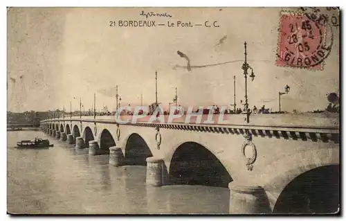 Bordeaux Cartes postales le pont