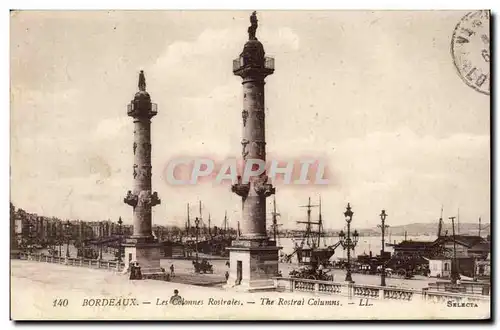 Bordeaux Cartes postales Les colonnes rostrales