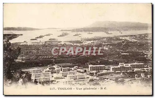 Toulon Cartes postales Vue generale