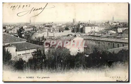 Cartes postales Nimes Vue generale