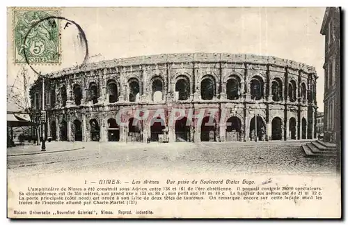 Cartes postales Nimes Les arenes