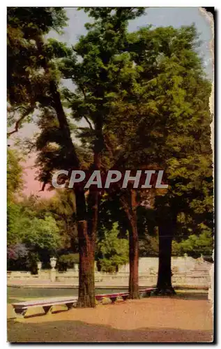Cartes postales Nimes Jardin de la fontaine