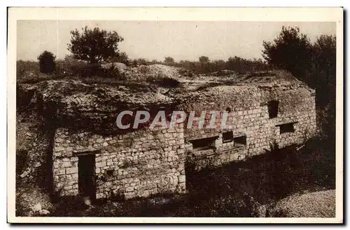 Cartes postales Fort de Vaux Coffre simple defandant l'entree Nord Est du fort