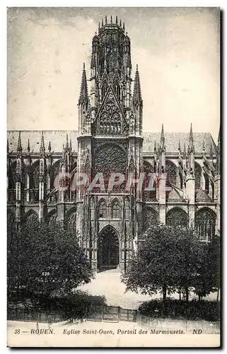 Rouen Ansichtskarte AK Eglise Saint ouen portail des Marmousets