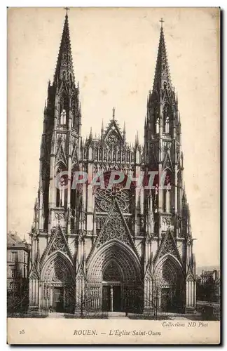 Rouen Cartes postales Eglise Saint ouen