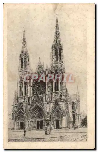 Rouen Cartes postales Eglise Saint ouen