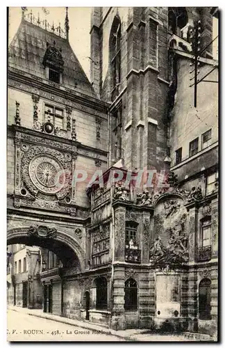 Rouen Ansichtskarte AK La grosse horloge Clock