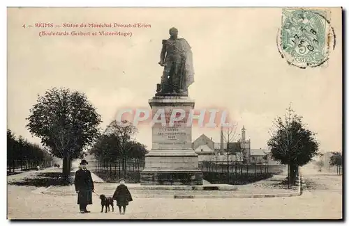 Reims Ansichtskarte AK Place Drouet d&#39Erlon Boulevard Gerbert et Victor Hugo