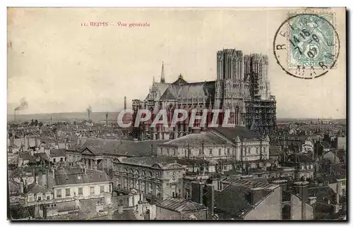 Cartes postales Reims Vue generale