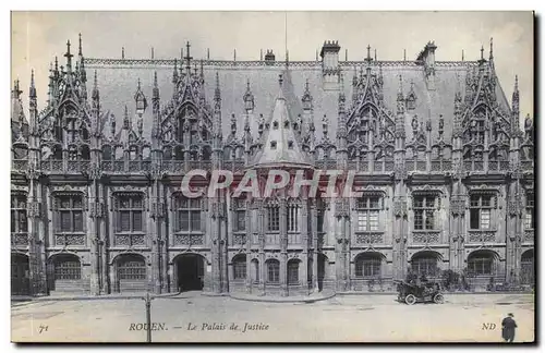 Cartes postales Reims Le palais de justice