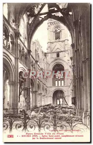 Ansichtskarte AK Reims Eglise Saint Andre