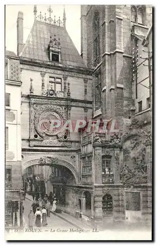 Rouen Cartes postales La grosse horloge