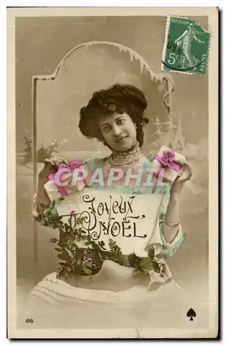 Cartes postales Fantaisie Femme Noel Christmas