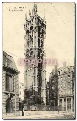 Rouen Cartes postales Tour Saint Andre