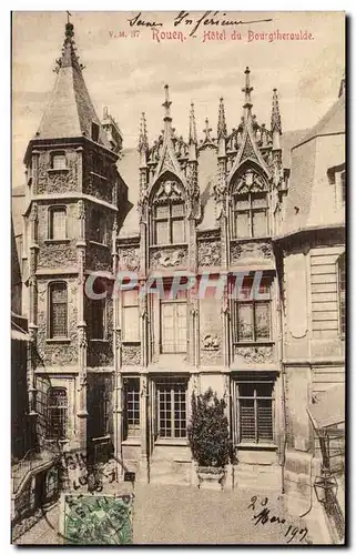 Rouen Cartes postales Hotel du Bourgtheroulde