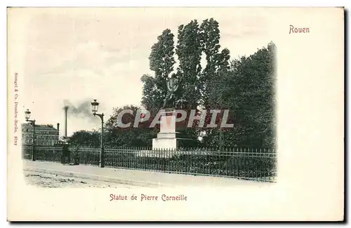 Rouen Cartes postales Statue de Pierre Corneille