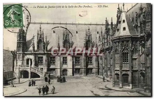 Rouen Ansichtskarte AK Palais de justice cote de la salle des pas perdus