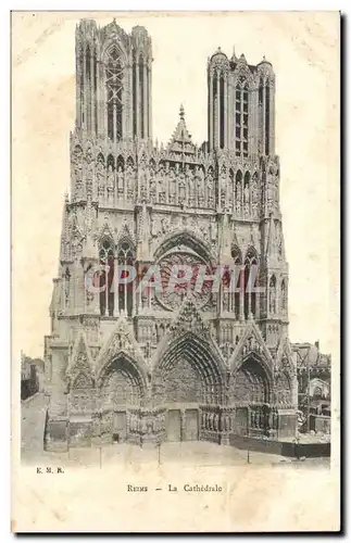 Cartes postales Reims La cathedrale