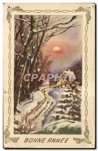 Cartes postales Fantaisie Bonne annee