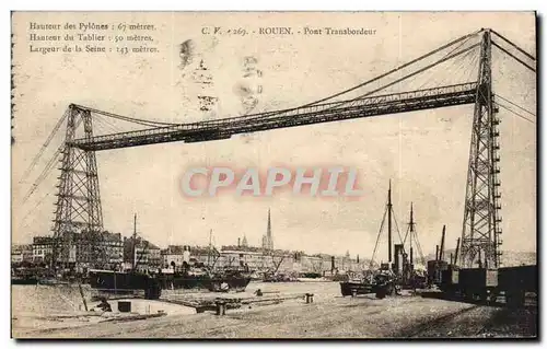 Rouen Cartes postales Pont transbordeur