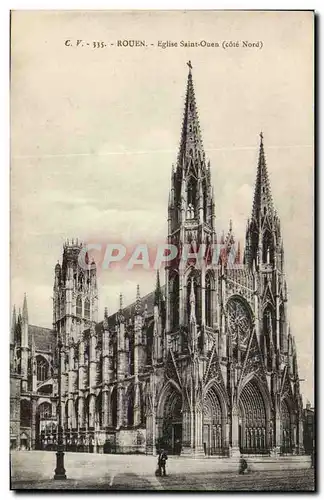 Cartes postales Rouen Saint Ouen Eglise