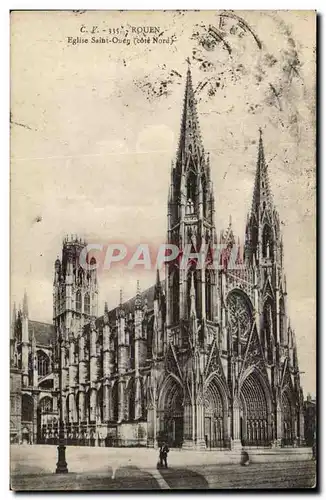 Cartes postales Rouen Eglise Saint Ouen