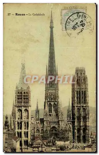 Cartes postales Rouen Cathedrale