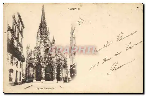 Cartes postales Rouen Eglise St Maclou