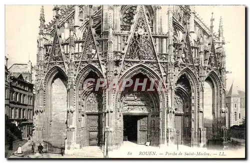 Cartes postales Rouen Porche de Saint Maclou