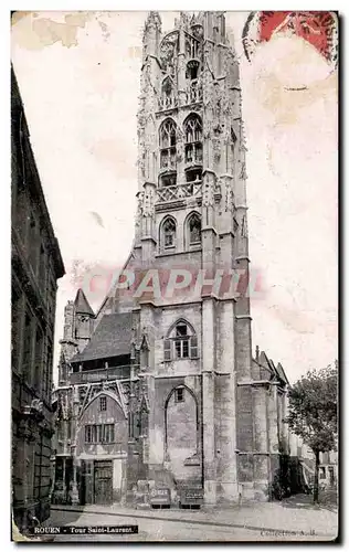 Cartes postales Rouen Tour Saint Laurent